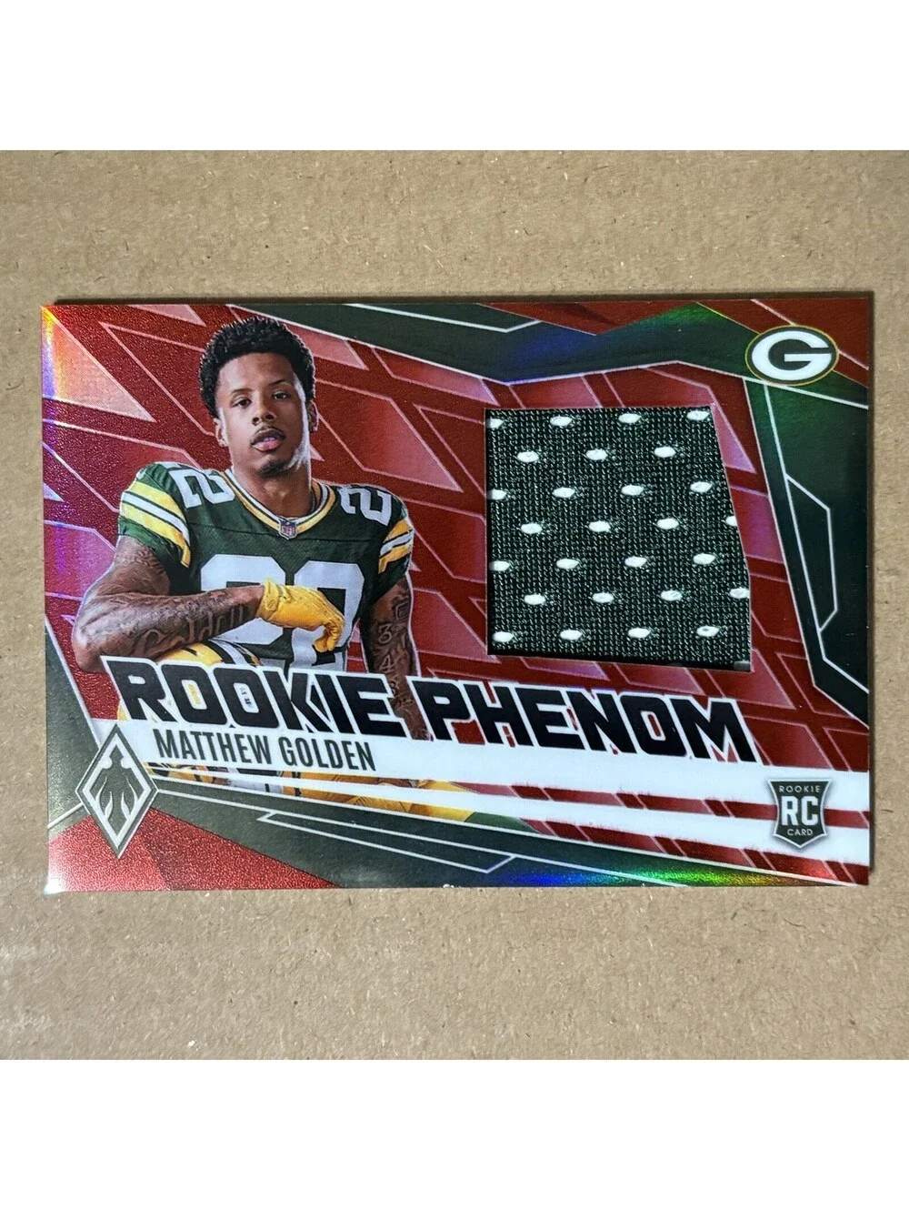 2025 Panini Phoenix Football - Matthew Golden PJY-MGN - Rookie Phenom Relic /299